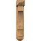 Ekena Millwork Balboa Arts and Crafts Rough Sawn Bracket w/ Offset Brace, Western Red Cedar, 6"W x 20"D x 32"H BKT0604X20X32BOA03RWR - alternate 4